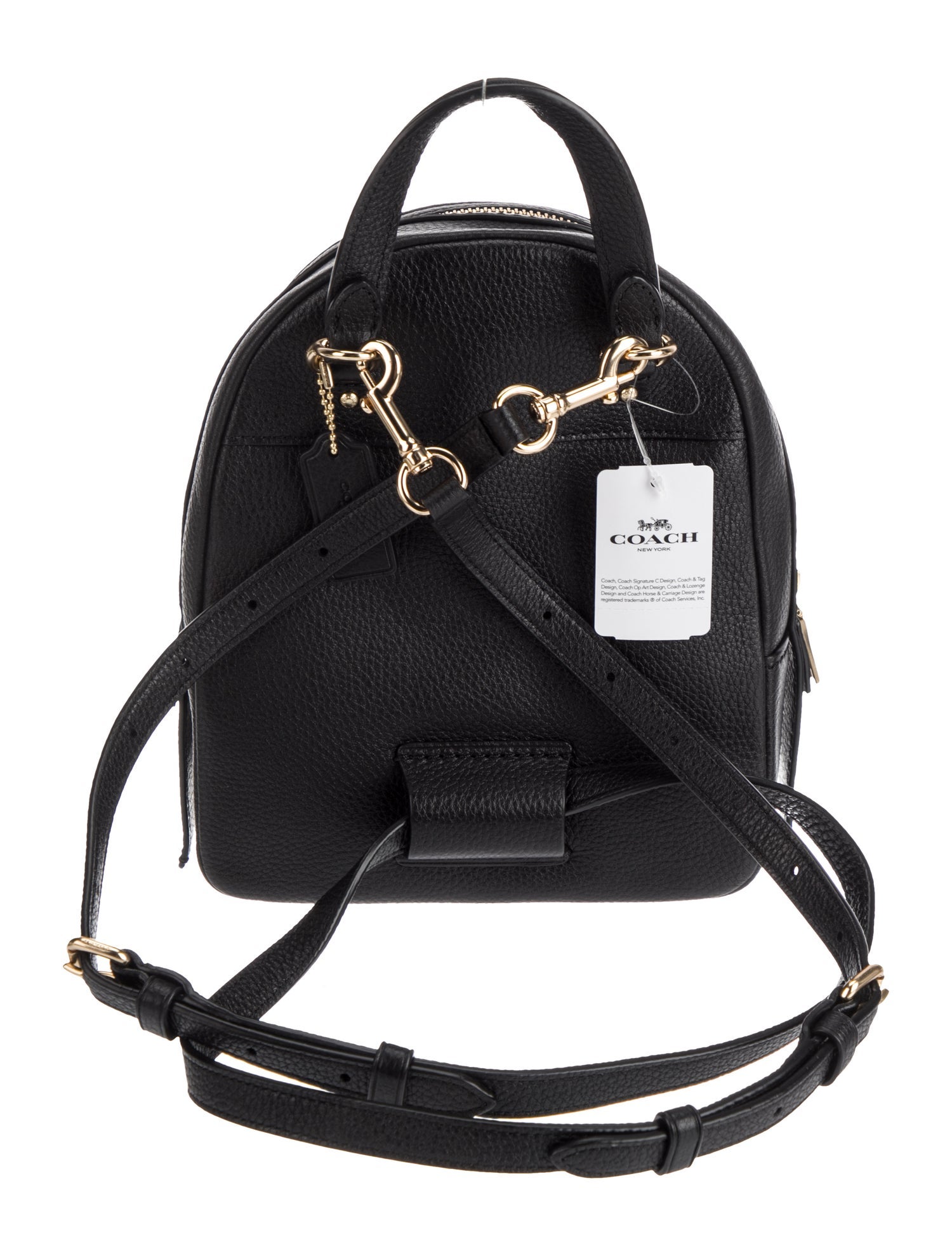 Coach Leather Backpack w/ Tags